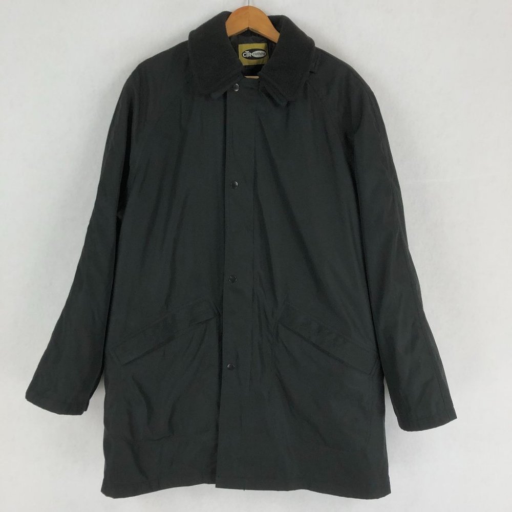 CTR Clothing Men's Size Medium Black Winter 3 in 1 Overcoat Jacket